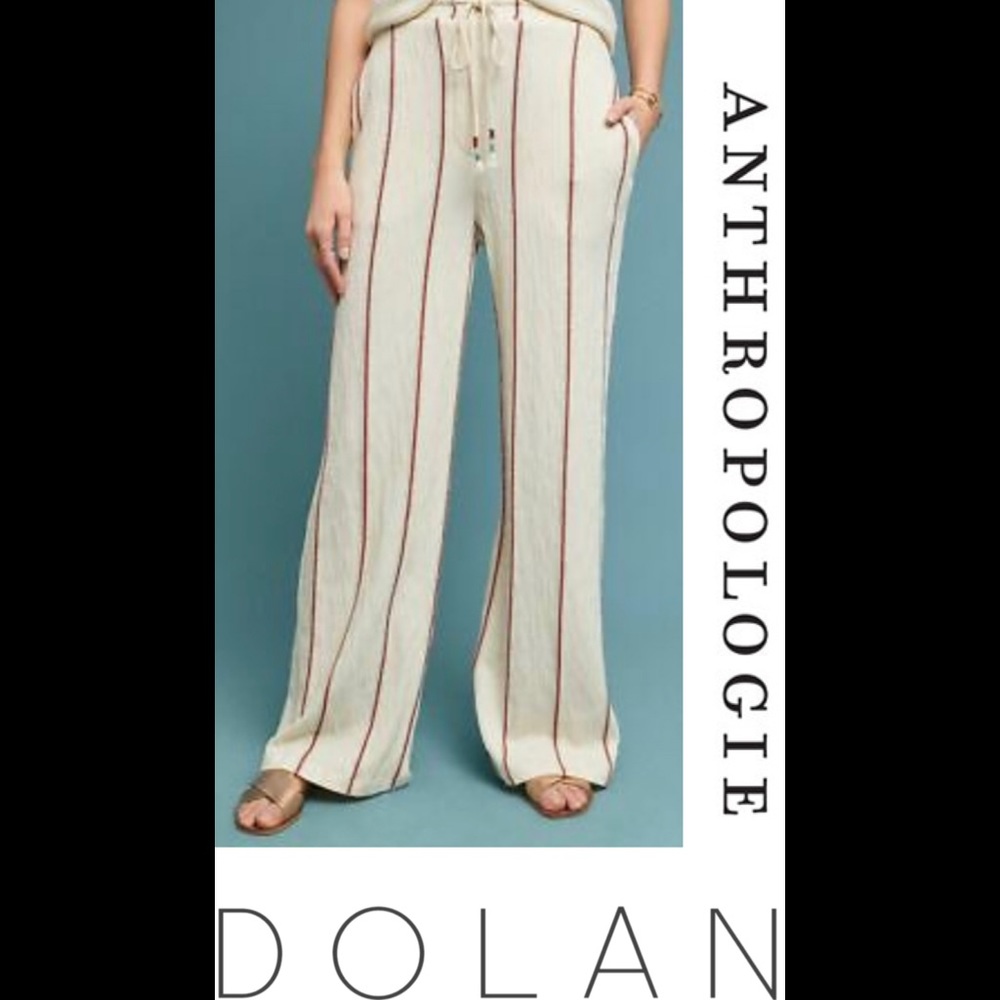 NWT Anthropologie Dolan Drawstring Wide-Leg Pants